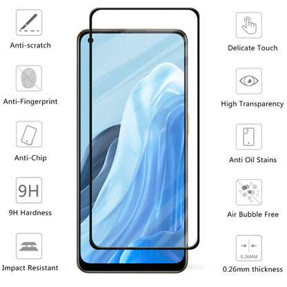 Full Cover Glass For OPPO Reno 7 Glass For OPPO Reno 7 Tempered Glass 9H HD Screen Protector For OPPO Reno 7 Reno7 4G Lens Glass