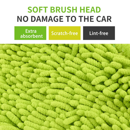 Car Cleaning Brush Detailing Adjustable Super absorbent Car Wash Brush Telescoping Long Handle Cleaning Mop Auto Accessories