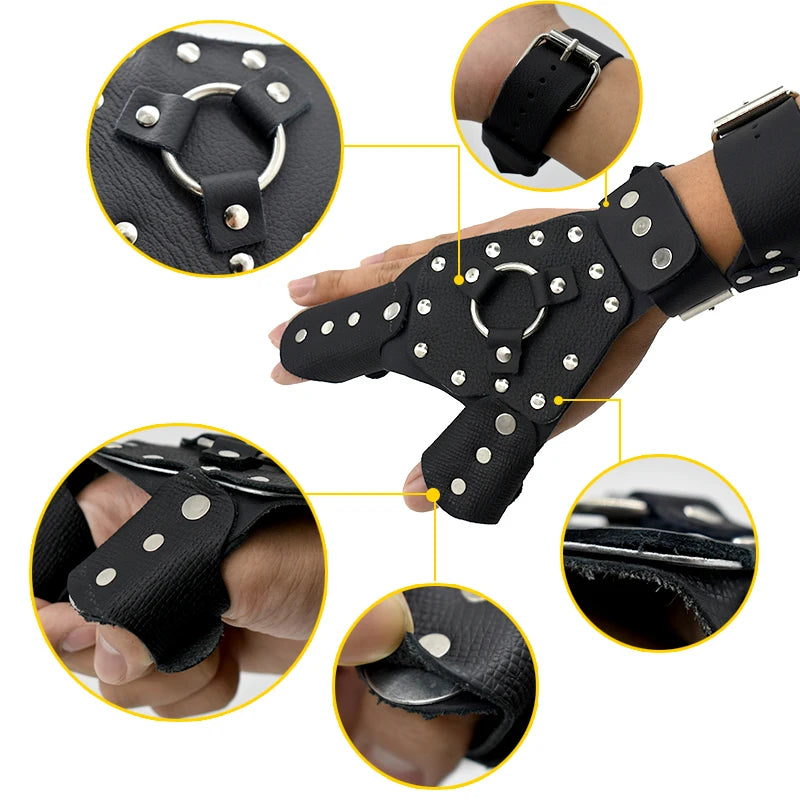 Fishing Handguard Bracers Wristband Used for Left or Right Hand Outdoor Hunting Fishing Reel Slingshot Catapult Accessories Tool