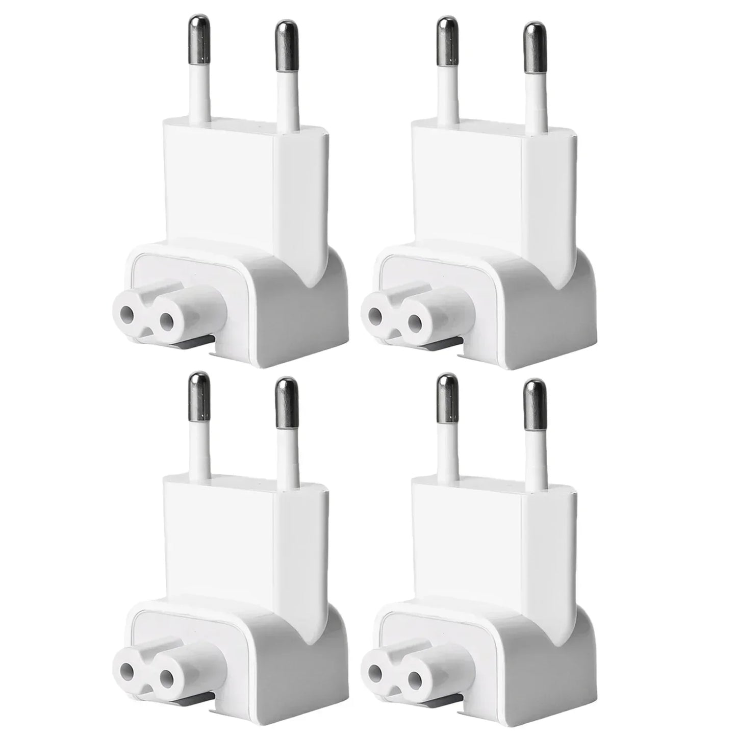 5/1Pack EU AC Power Wall Plug Duck Head For Apple MacBook iPad Pro Air Adapter Charger Fast Charging Laptop Converters Adapters