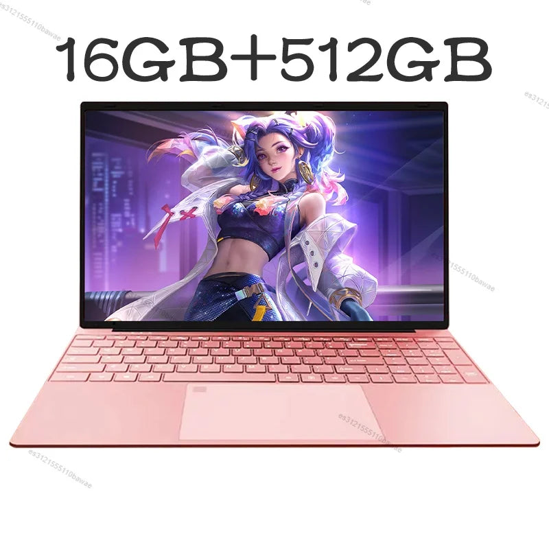 New 15.6" Inch Laptop, Windows 11 Pro N5095 1920x1080 32GB+2048 GB Fingerprint Unlock,Backlit Keyboard,Portable Office Notebook