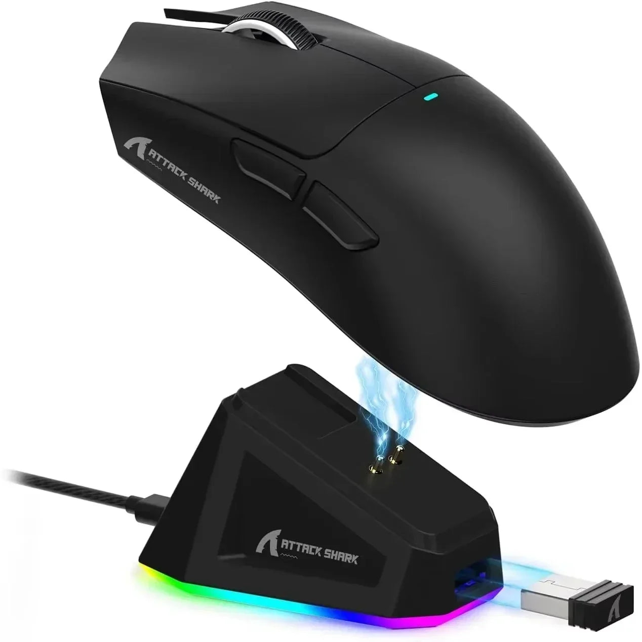 ATTACK SHARK X11 Wireless Lightweight Three-mode GamingMouse Sensor PAW3311 with RGB Charging Optical 22K DPI Computer Accessory