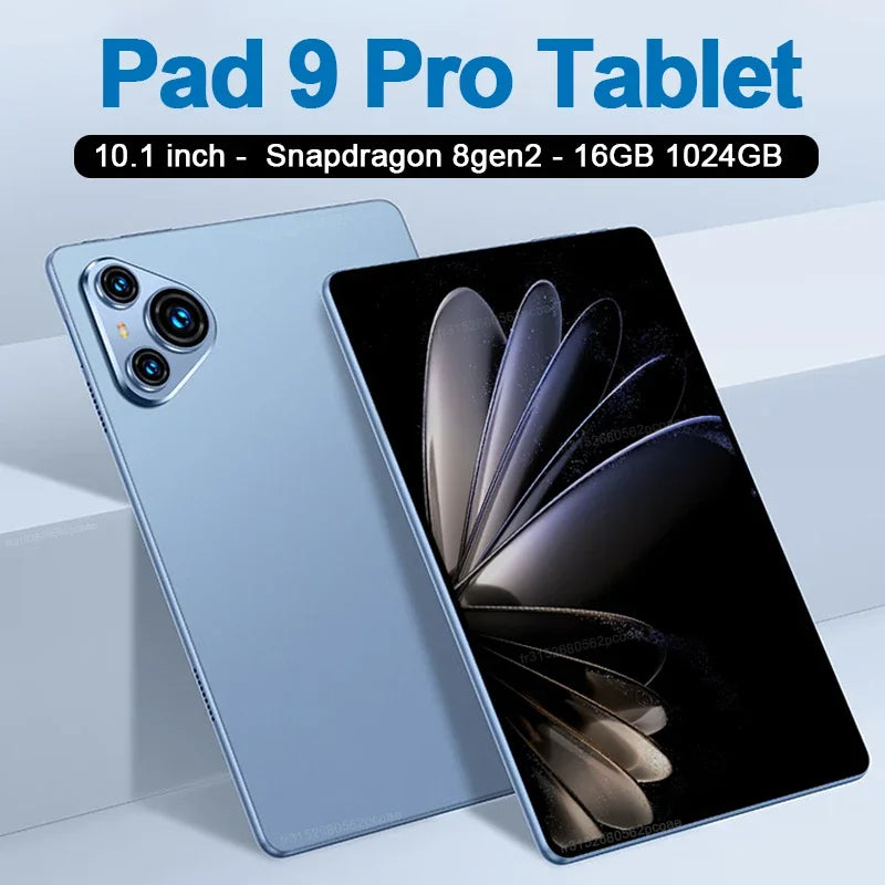 Original Pad 9 Pro Tablet 10.1 inch Android 13 Snapdragon 8gen2 Xioami Global 16GB+1024GB 10000mah 5G Dual SIM WIFI  HD Screen