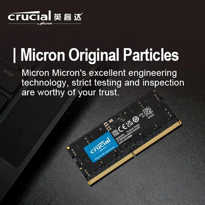 Crucial RAM 16GB 32GB DDR5 4800MHz 5600MHz SODIMM 1.1V  Laptop Memory