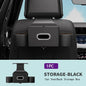 For Tesla Model 3 Y Leather Car Seatback Multi-Functional Storage Box Car Seat Back Organizer Rack Car Seat Rear Tissue Box