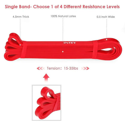 81 Inch Fitness Resistance Bands Rubber Elastic Expander Red Yoga Sport Bands Tension Equipment Exercise Gym Strength O6A2