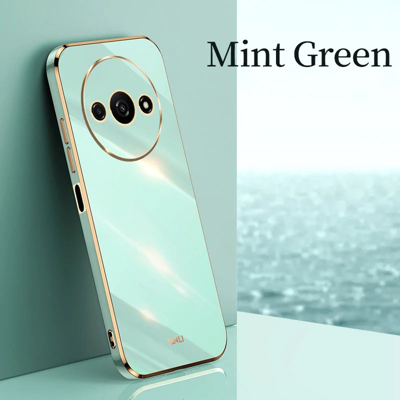 For Redmi A3 Case Soft TPU Case Anti-Fingerprint Camera Protection Cover For Xiaomi Redmi A3