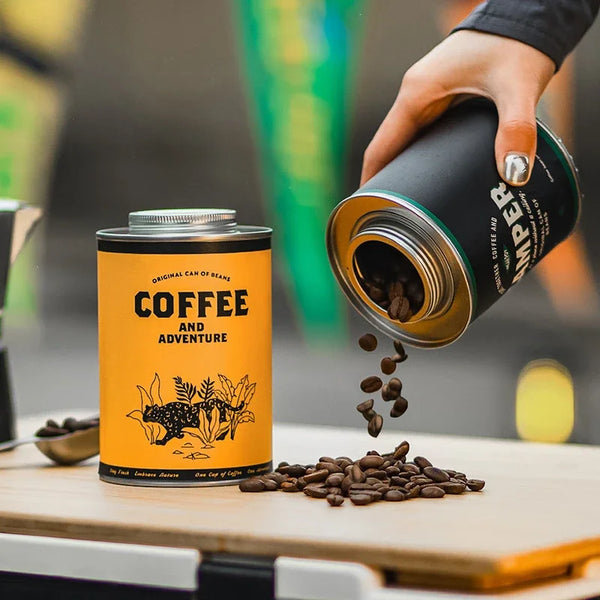 1 barattolo di latta per alimenti, contenitore sigillato per chicchi di caffè, contenitore portatile da campeggio, contenitore di latta extra large per alimenti, contenitore di latta traspirante e fresco.