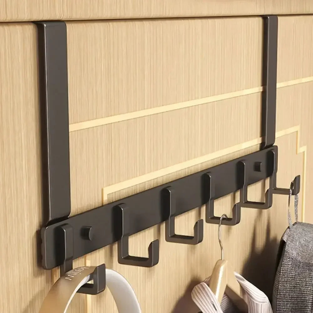 Door Behind Hook Storage Wall Hanging Clothes Hanger Coat Hook Punch-free Hanger Bedroom Organizer Storage Kitchen Accessories