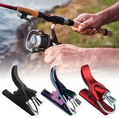 3 Colors Breakaway Marine Fishing Launch Gun Clamp Thumb Button Surfing Casting Tool Trigger Barrel Clip Fish Finger Protector