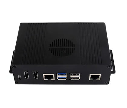 Waveshare Multi-functional All-in-one Mini-Computer Kit Designed for Raspberry Pi 5, Aluminum Alloy Case Option for PCIe adapter