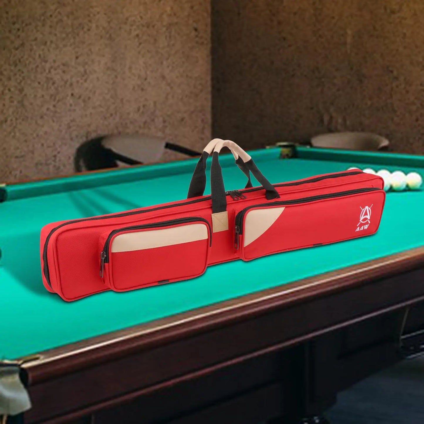 Pool Cue Case Waterproof with Adjustable Shoulder Strap Billiard Cue Case