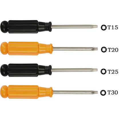 1pc T15 T20 T25 T30 Torx Screwdriver Tamper Proof Security Screw Bolt Hole Screwdriver Screw Driver Wrench Key Hand Tools