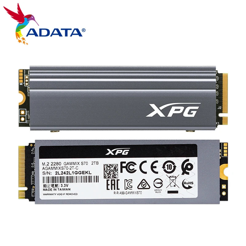 ADATA XPG GAMMIX S70 Blade SSD S70 Solid State Drive S50 PRO Internal SSD Storage Drive 1TB 2TB M.2 2280 SSD PCIe 4x4 Hard Drive