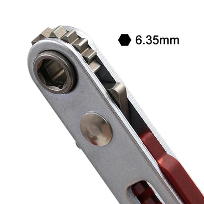 1Pc Flat Head Ratchet Wrench With 10 Pcs Screwdriver Bit 90 Degree Offset Screwdriver Handle With Bit Set Professional Hand Tool