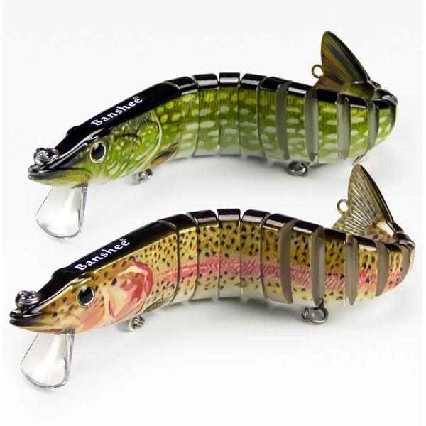 Esche Da Pesca Snodate Crankbaits Swimbait Affondamento