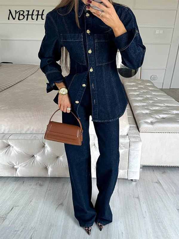 Pantaloni di jeans e top