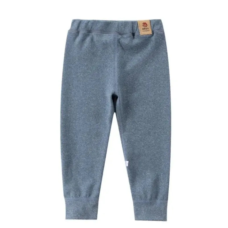 Children's Padded Bottoms Boys Single Trousers Girls Autumn and Winter Warm Middle and Large Children Thickened Long Pants