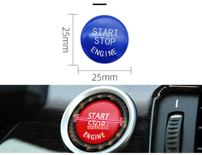 Car Engine START Button Replace Cover STOP Switch Accessories Key Decor for BMW X1 X5 X6 E71 Z4 E89 3 5 Series E90 E91 E60 E87