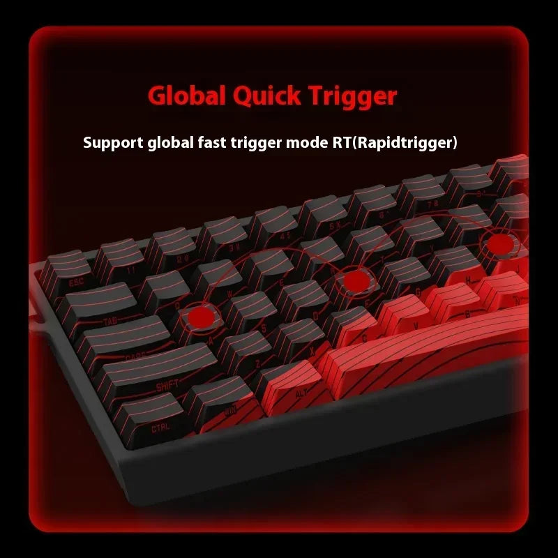 MADLIONS Mad60HE Mad 68HE Mechanical Keyboard Magnetic Switch Wired Hot Swap 8K Polling Rate Customized Gaming keyboard Pc Gamer