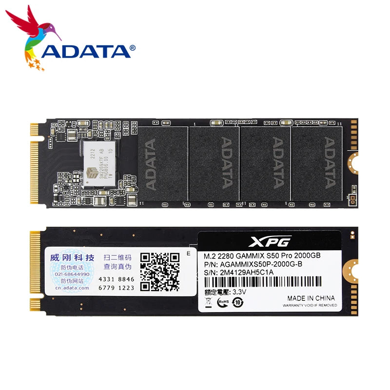 ADATA XPG GAMMIX S70 Blade SSD S70 Solid State Drive S50 PRO Internal SSD Storage Drive 1TB 2TB M.2 2280 SSD PCIe 4x4 Hard Drive