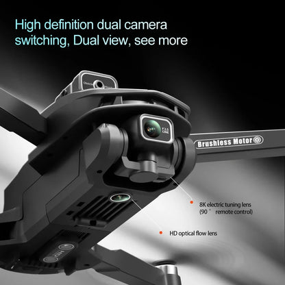 For Xiaomi V168 Drone 8K 5G GPS Professional HD Aerial Photography Dual-Camera Omnidirectional Obstacle Avoidance Drone