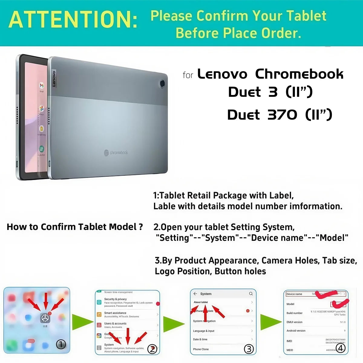 Case for Lenovo Chromebook Duet 3 11 Inch Tablet Cover Soft Silicon Stand Holder for Chromebook Duet 370 Duet3 Protective Shell