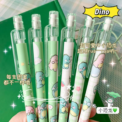 6pcs Kawaii Stationery Mechanical Pencil School Supplies Cute Things Pencils for School Anime Stationery Pens Kit Back to School