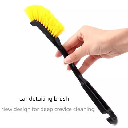 Car Tire Wheel Rim Cleaning Brush Detailing Brushes Wash Towel Kit Universal  Wheel Tire Cleaning Accessories