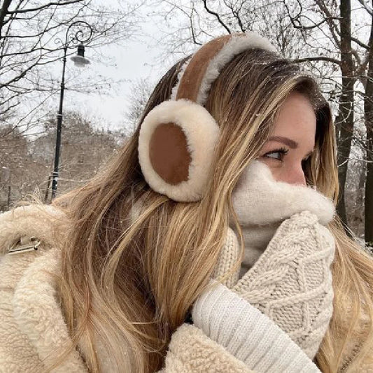 Soft Warmer Ear Muffs Winter Plush Warm Earmuffs for Women Men Foldable Solid Color Earflap Outdoor Cold Protection EarMuffs 