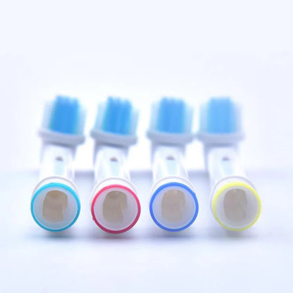 4pcs/Set  Heads  Replacement Soft-bristled POM 4 Colors For Oral B 3D