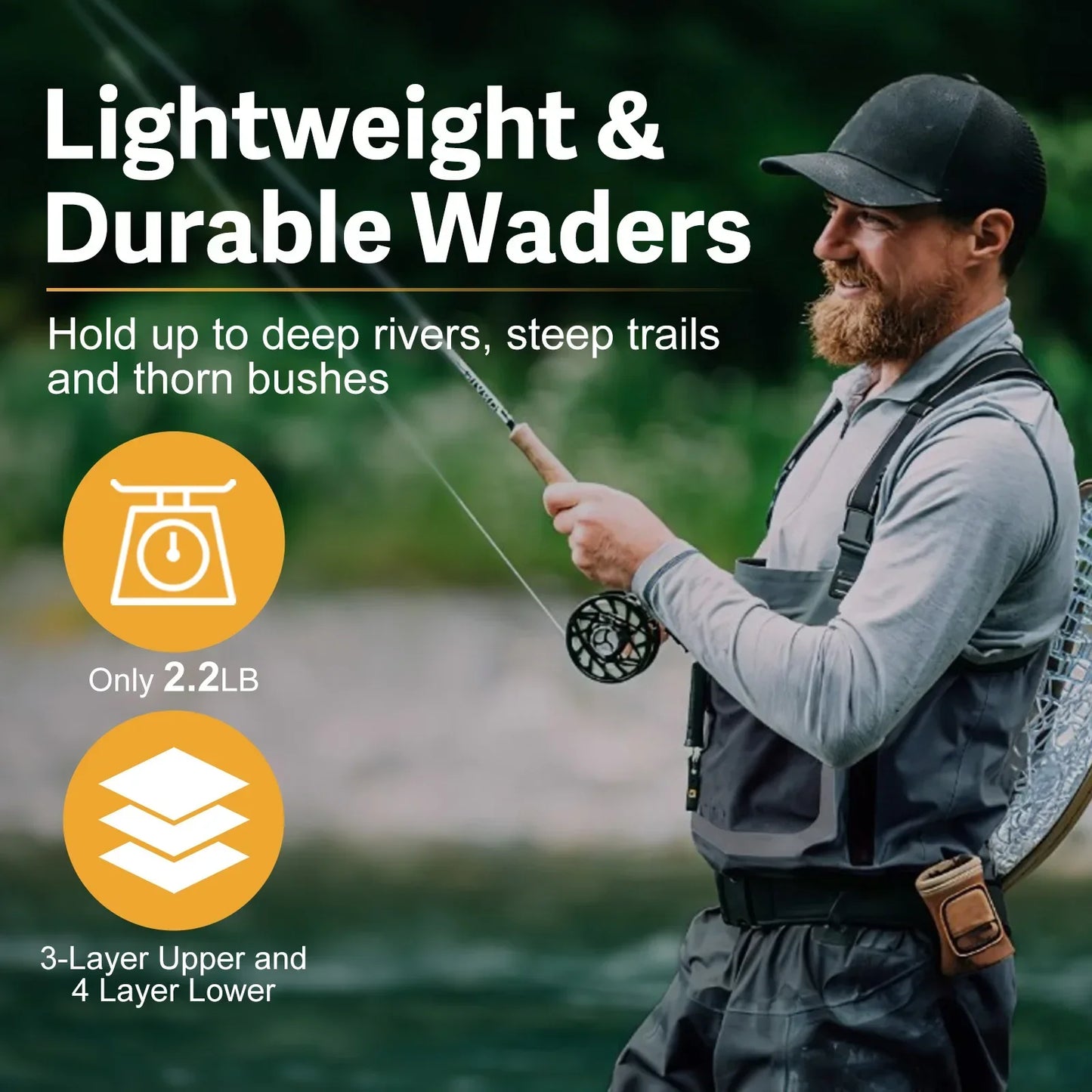 Thickened 100% Waterproof fishing clothes SML XL XXL Fly Fishing Waders Chest Overalls Waders Breathable Boot