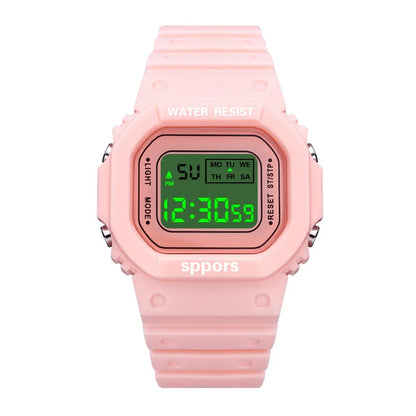 Fashion Transparent Electronic Watch Women Men LED Watch Sports Waterproof Electronic Wrist Clock Watches for Girls Student Gift