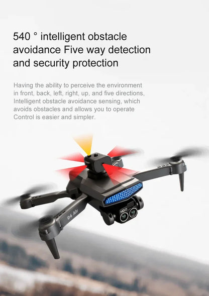 Mijia D6 Drone 4K Professional 8K 5G HD Camear RC Quadcopter Helicopter WIFI FPV Remote Control Plane Christmas Gift RC Toys