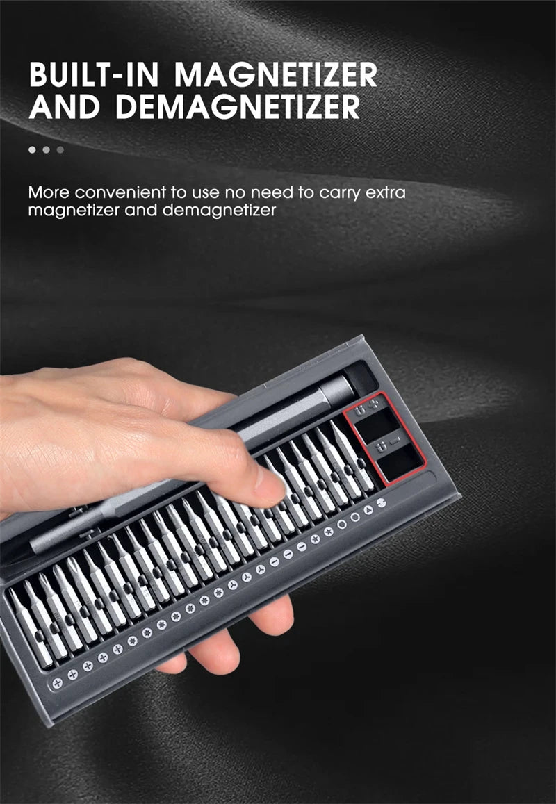 26 in 1 Precision Screwdriver Set Magnetic Screw Driver Bits Multifunctional Mini Repair Tool for iPhone Watch Xiaomi Glasses PC