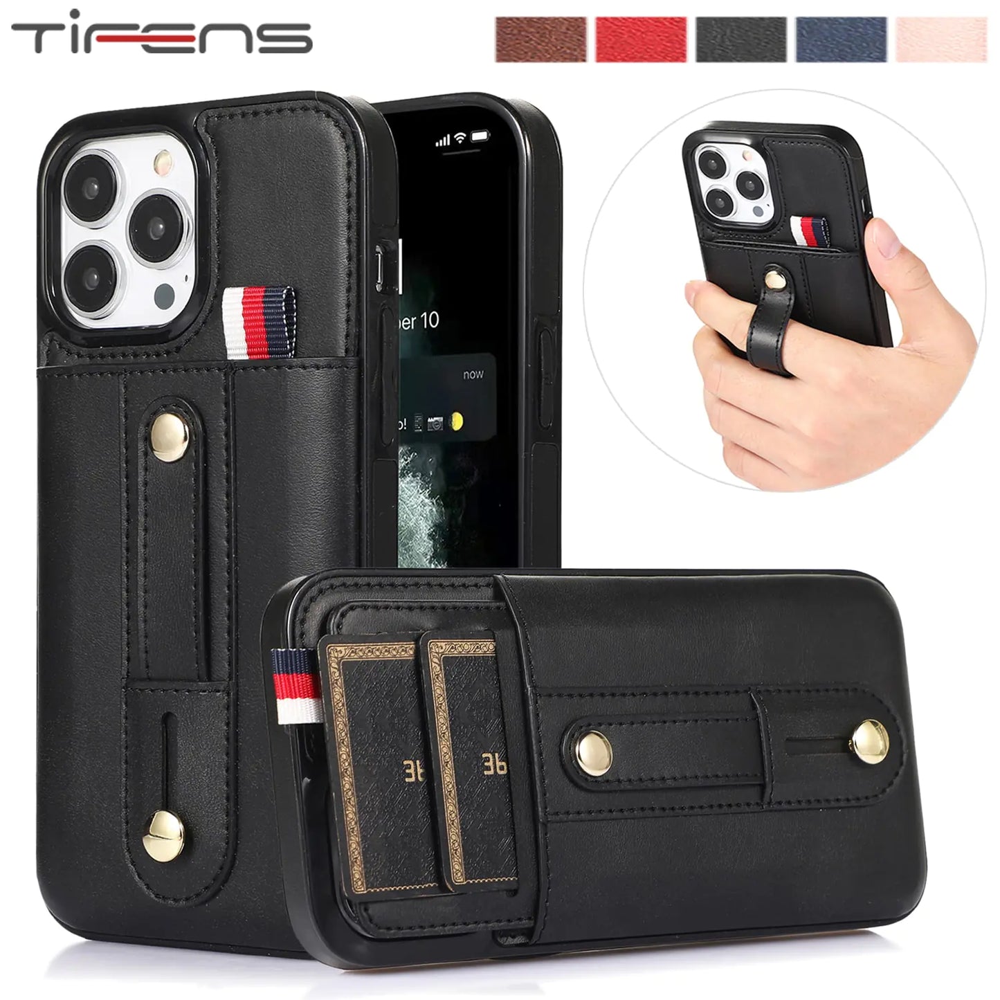 Luxury Leather Phone Case For iPhone