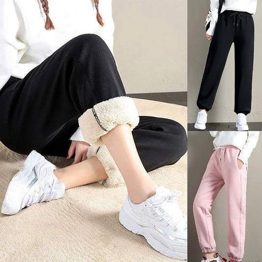 Women Winter Thick Pants