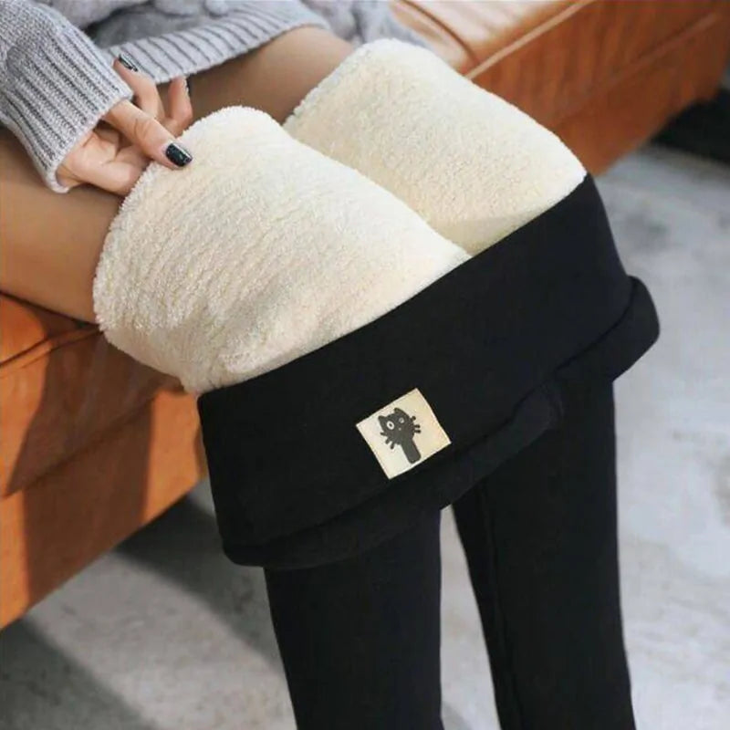 Winter Women Leggings Velvet Warm Pants