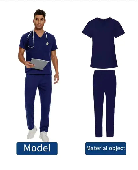 Men's V-Neck Medical Uniform