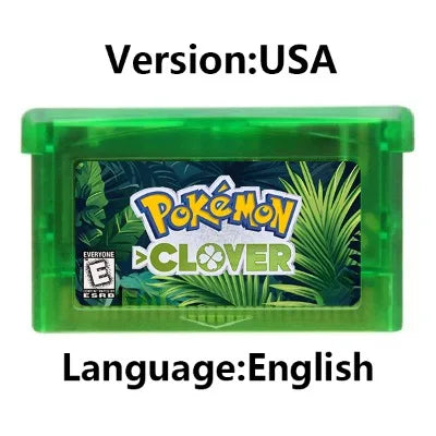 GBA Game Cartridge 32 Bit Video Game Console Card Pokemon Series Crown Clover Unbound Quetzal Glazed Gaia