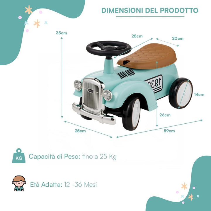 Macchina giocattolo per 12-36 mesi