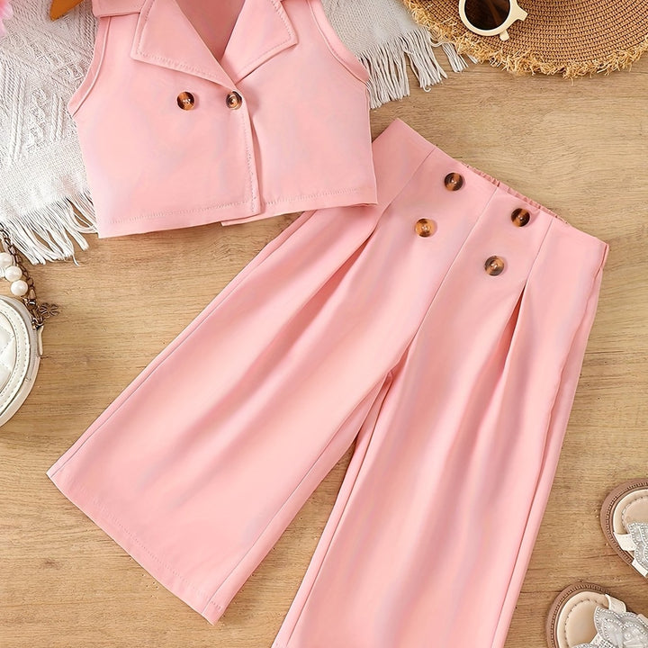 Completo elegante con scollo a V