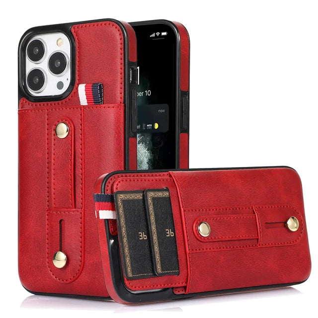 Luxury Leather Phone Case For iPhone