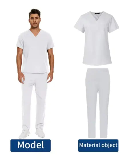 Men's V-Neck Medical Uniform