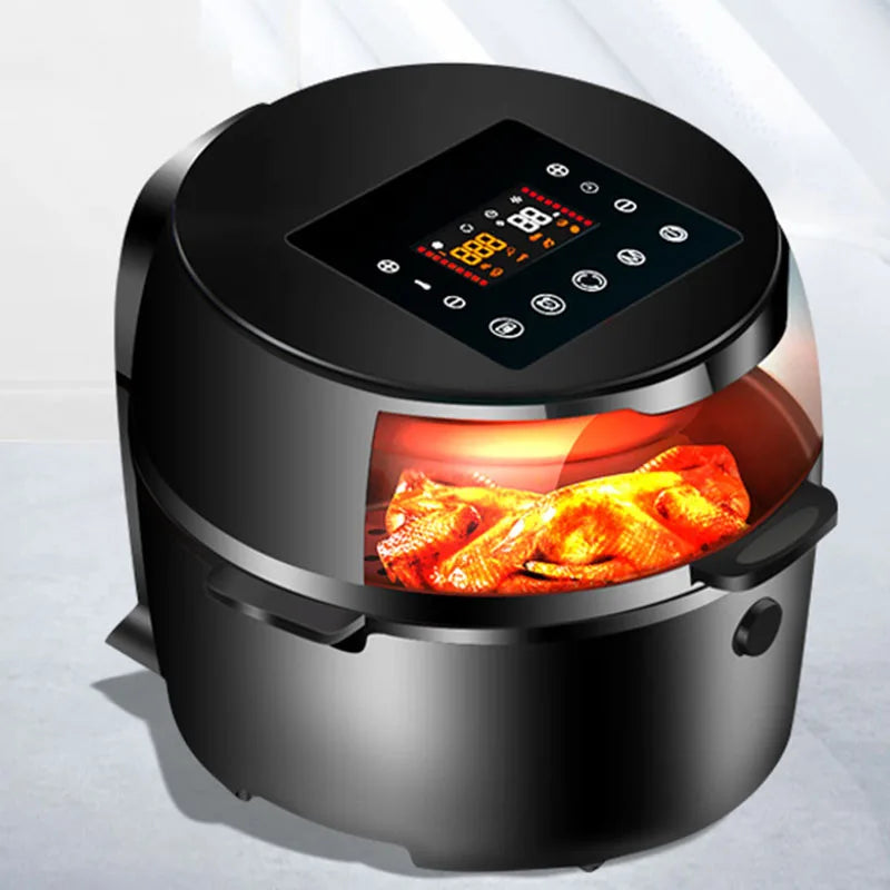 Digital Bacon Air Fryer Accesories Chicken 8l Thermomet Oil-free Air Fryer Health Home Large Capacity Friggitrice Kitchen Pan