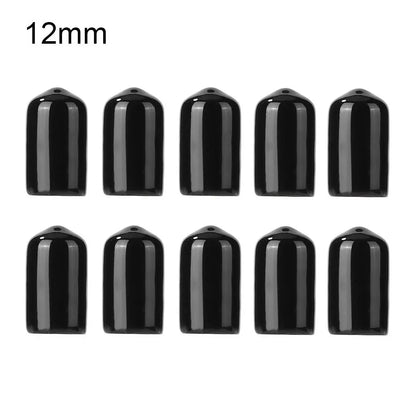 10pcs Slip-on Tip Cover Protective Case Replacement Ferrule Billiards Pool Cue Rubber Snooker Billiard Accessories