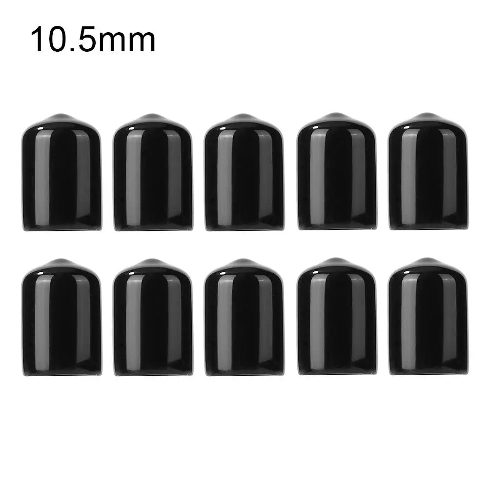 10pcs Slip-on Tip Cover Protective Case Replacement Ferrule Billiards Pool Cue Rubber Snooker Billiard Accessories