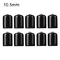 10pcs Slip-on Tip Cover Protective Case Replacement Ferrule Billiards Pool Cue Rubber Snooker Billiard Accessories