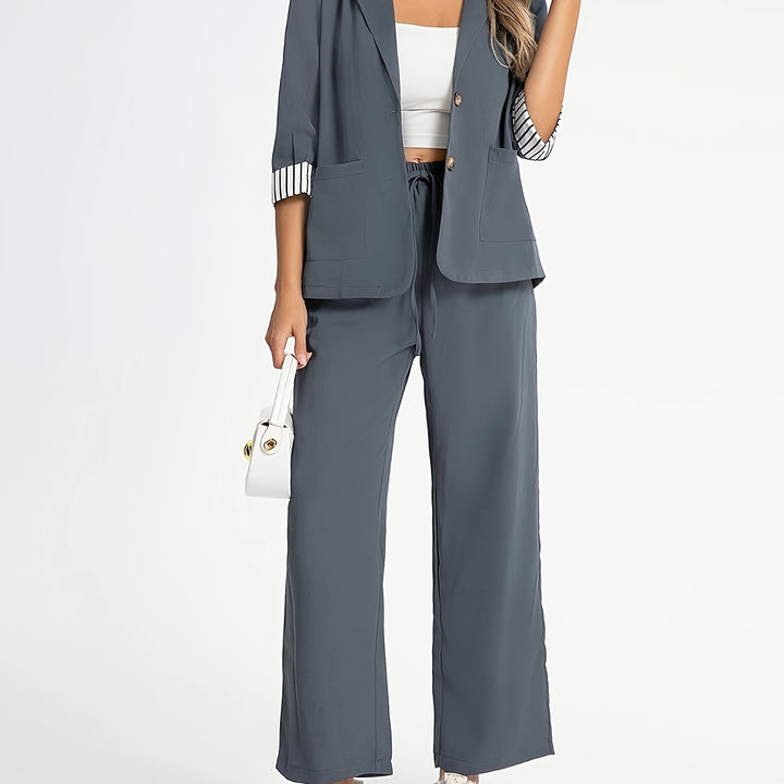 Abito a righe color block per donna
