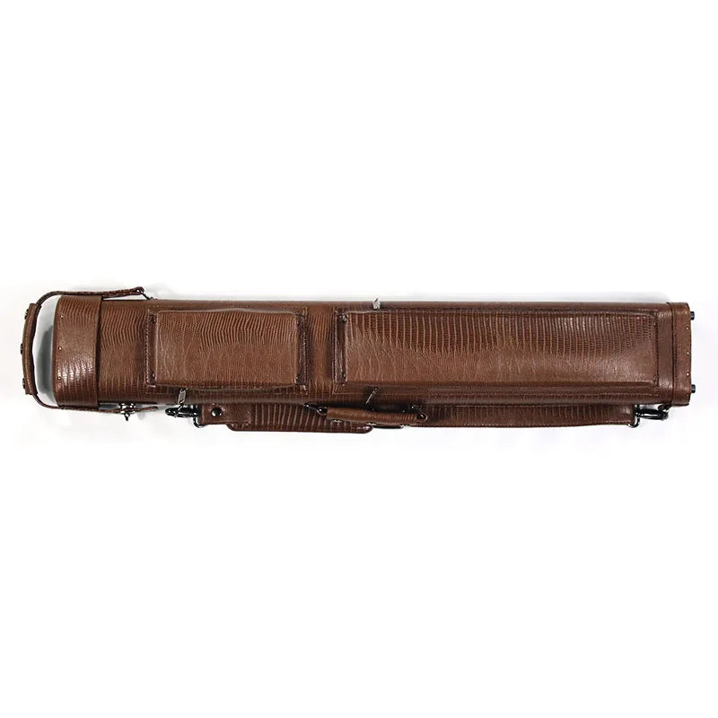 Brown color high quality 3B5S wholesale soft billiard pool cue bag / pool cue case